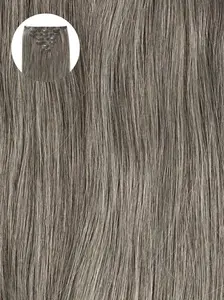 Light Grey (LG) 18" (150g) Seamless Clip-Ins