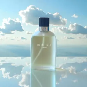 Blue Sky For Men 3.4fl oz Perfume Spicy Scent with Cardamom & Grapefruit Ideal Gift for Men Summer Fragrance Men