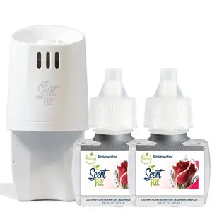 Rosewater Plug in Refill Air Freshener Starter Kit