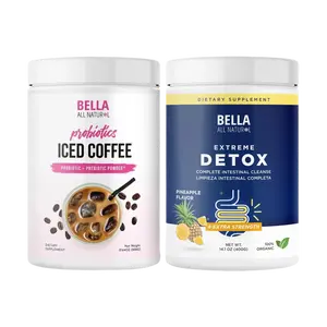 Bella All Natural Piña Powder and Probiotics Iced Coffee Duo