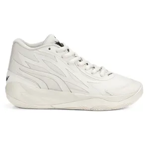 PUMA Kids Boys Mb.02 Whispers  Basketball Sneakers Shoes - Off White