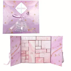 DIY Fillable Advent Calendar Set, Gift, 24 Days Countdown with Numbered Doors & Tags, Reusable Festive Holiday Decoration Kit, Christmas New Year Decor