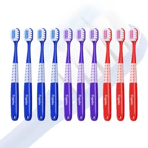10 Packs Toothbrushes Ultra Soft Bristles Cleans Various Stains 10000+ Soft Bristles Deep Oral Care Multi Pack Cleanser Extra-wide and ultra-thin brush head