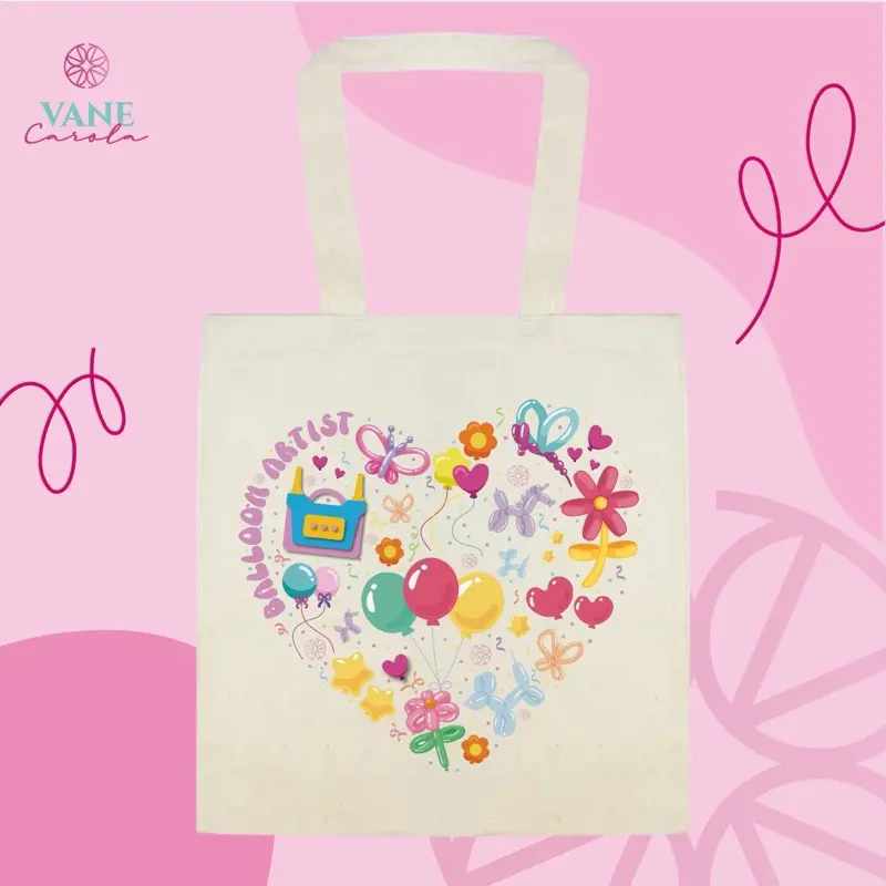Balloon Artist Tote Bags… By VaneCarola… (No Returns)