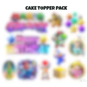 Cake Topper Pack MB - Assorted Designs for Festive Celebrations
