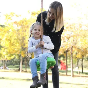 Disc Swing, Thickened Plastic Petal, Outdoor Indoor Swinging Seat, tree swing, swing chair, swing accessories, swing set attachments, Durable Round Swing for Kids & Adults, Perfect for backyard & Playgrounds & Homes, Garden Swing