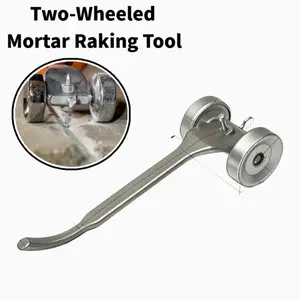 1pcs Double Wheel Brick Grouting Cleaning Tool Precision Guided Grout Removal for Tile Joints Wall Refinishing Home Renovation Grout Repair Grouting Tool