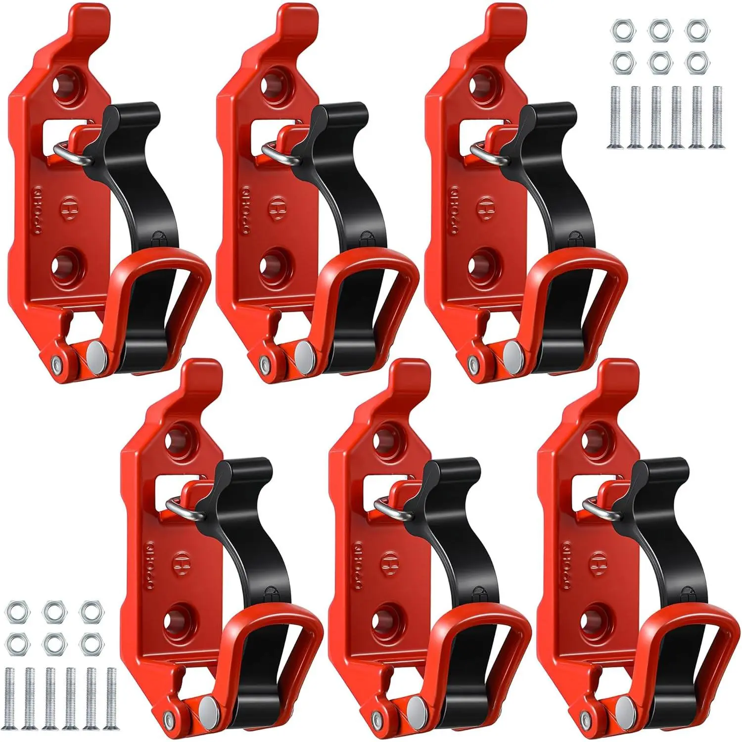 Heavy Duty Shovel & Axe Holder Mount Kit | Quick Release  for Truck Roof Rack | Metal & Rubber Bracket | Ideal for Truck, Garage Wall Mount & Outdoor Storage