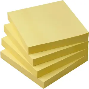 Sticky Notes 3x3 Self-Stick Notes Pads with Bright Colors, Easy to  for Office, School, , 4 Pads/Pack, 90 Sheets/Pad (Yellow)