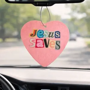 Jesus Car Air Freshener Christian God - No Scent