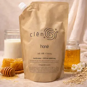 oat milk + honey sōp, 33 oz refill pouch