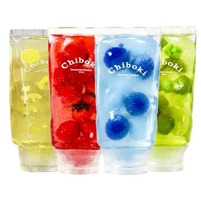 Squishy Fruit Gel Stress Squishies - Handheld Fidgets Squishies Squeeze Sensory Toy, Fruit-Shaped Gel Balls for Stress Relief, ASMR Tactile Sensation for Kids & Adults