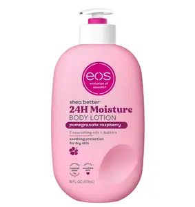 eos Shea Better Body Lotion - Pomegranate Raspberry, for Dry Skin, 16 fl oz