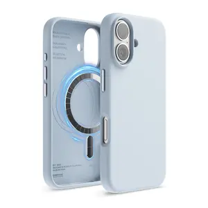 elago MagSafe Silicone Case for iPhone 16 [6 Colors]