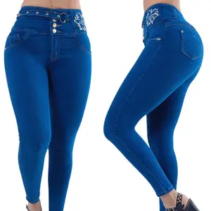 Jeans Colombiano Levantacola 6305
