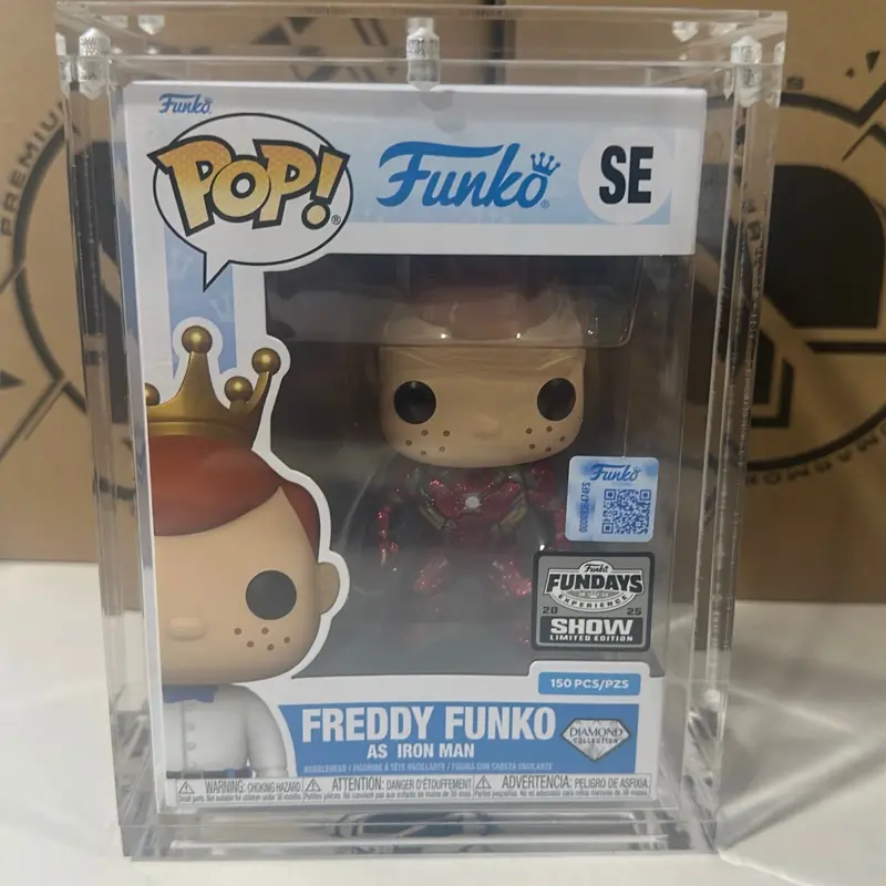 New Funko Pop Freddy as Iron Man Diamond Edition Vinyl Figure - Limited Ed. Collectible Figure, 150-Piece Limited Run Collectibles Figurine
