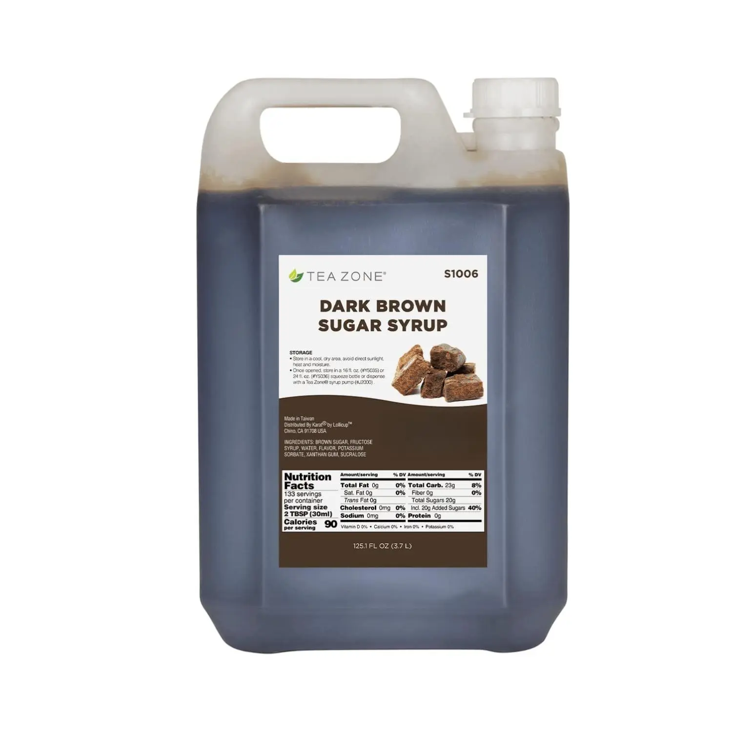 Tea Zone 11.5 lb Dark Brown Syrup