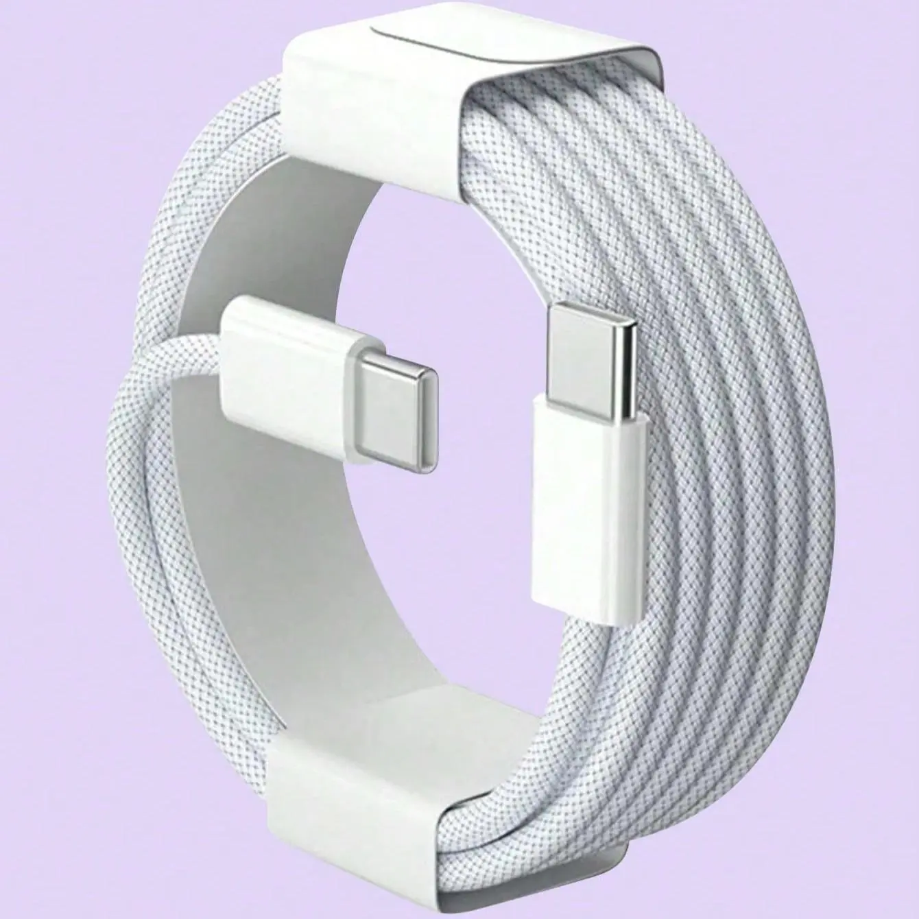 iPhone 17/16/15 Compatible USB-C Fast Charging Cable, USB Quick Charge, 3.3ft Nylon Braided Durable Data Line, Indoor/outdoor/travel Car Charger, Supports 60w~18w