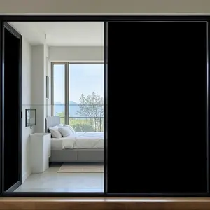 Window Film, Heat Insulation One-way Mirror Film, Self Adhesive UV Reflective Window Film, Home Office Living Room Decor