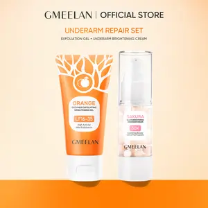 【SALE】GMEELAN 2pcs Skincare Set With Orange Enzymes Exfoliating Gel 50G Sakura Gluta Underarm Cream 30G 【SALE】GMEELAN 2pcs Skincare Set With Orange Enzymes Exfoliating Gel 50G Sakura Gluta Underarm Cream 30G