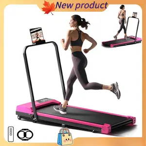 [Adjustable Incline]Foldable Treadmill, Low-Nolse MotorWalking Pad, 265lbs WelghtCapaclty,Remote Control & Wheels for Easymobility, Comes with Free ResistanceBands, Dual Shock- AbsorptionSystem Foldable Multi-Speed StairClimber abductor machine