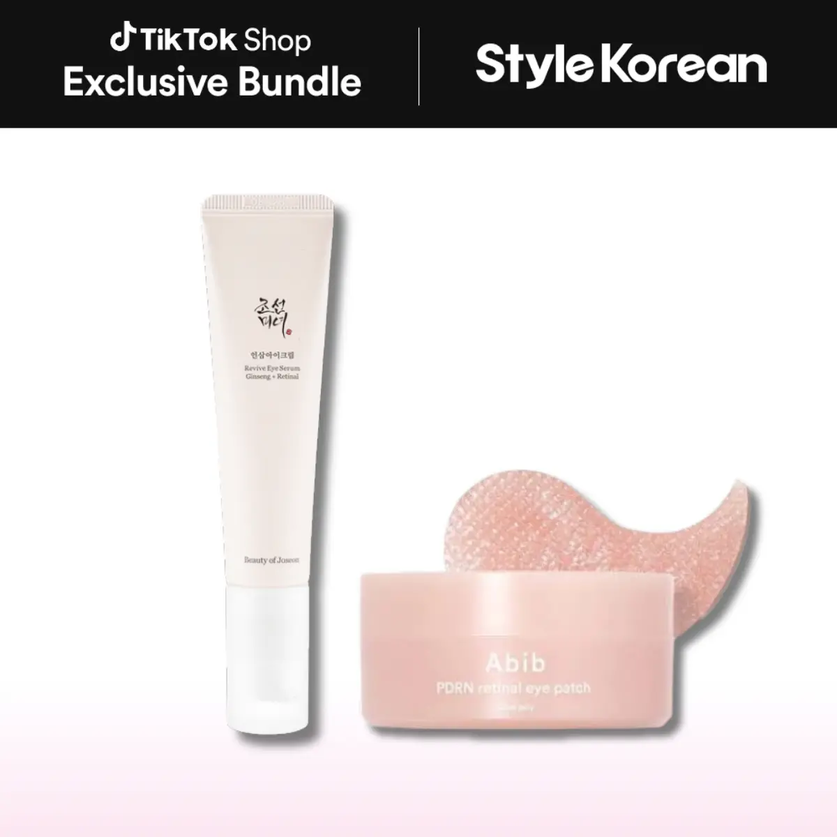 [StyleKorean] Retinal Eye Repair & Lock Duo - [Beauty of Joseon] Revive Eye Serum: Ginseng + Retinal 30ml + [Abib] PDRN Retinal Eye Patch Glow Jelly 60pcs