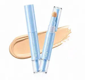 Natural concealer， Long Lasting ，Waterproof ，Lightweight Makeup， Full coverage concealer, suitable for dark circles, pimples and blemishes around the eyes, suitable for all skin types