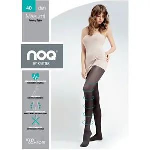 Knittex Graphite 40 Denier Massaging Tights | MASUMI-GRA