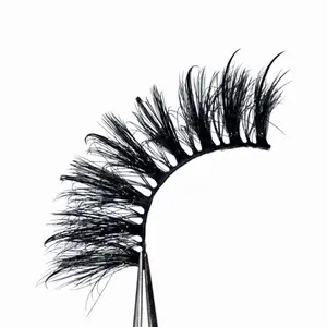 “Venom” Spike Dramatic Fluffy 22mm Lashes Faux Mink Full Volume Dramatic Strip Eyelashes Makeup