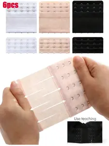 6pcs Plus 5-HookBra Extension Buckle, Bra Extender Hook, Underwear Accessory