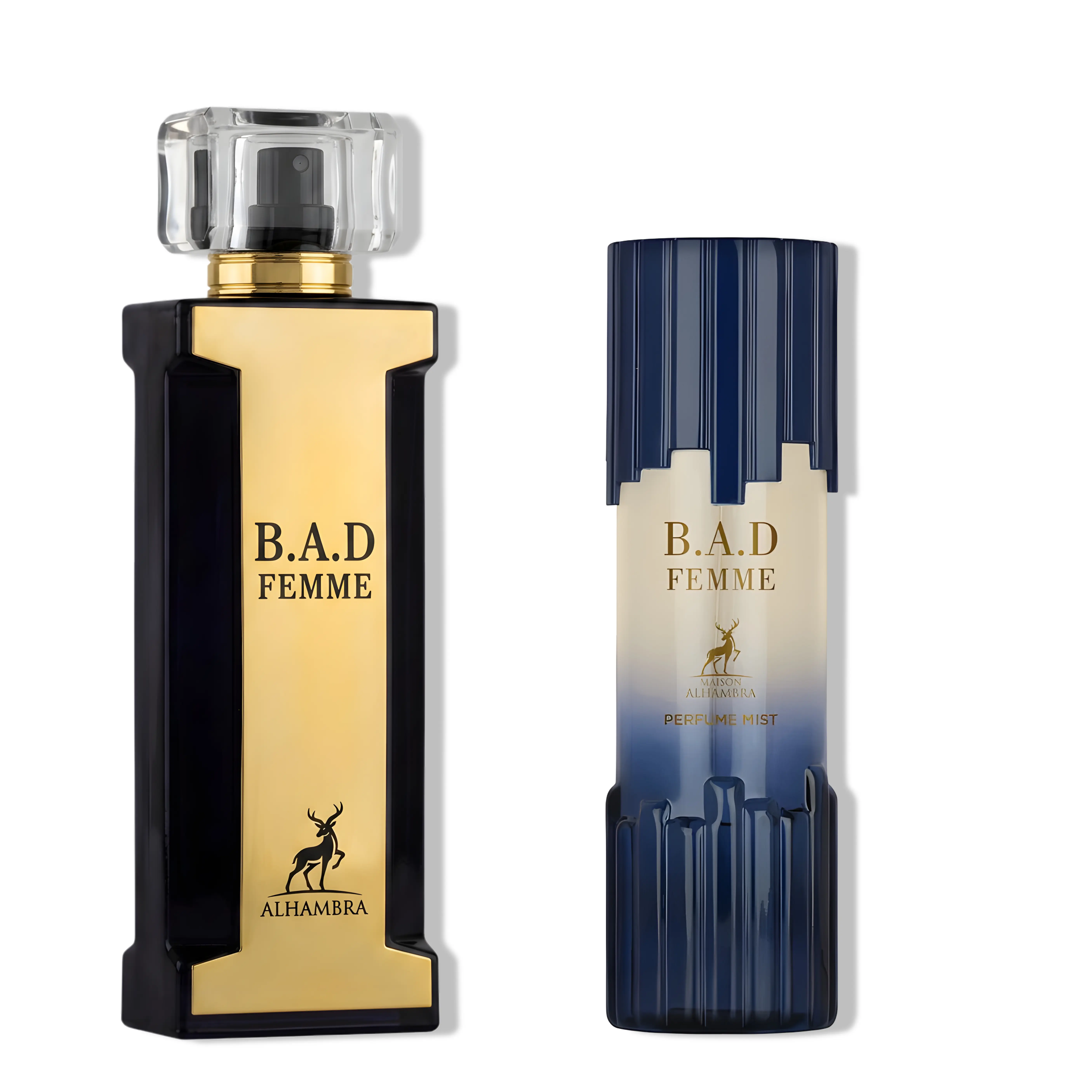 MAISON ALHAMBRA B.A.D Femme EDP 100ml + Body Mist 250ml Vanilla Multi-Pack, Luxury Women's Fragrance Set for Daily Use with Reapply Often Convenience