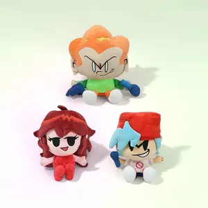 Friday Night Funkin Plush Toy Cartoon Game Peripheral Soft Stuffed Doll Cute Plushies Collectible Birthday Gift for Fans