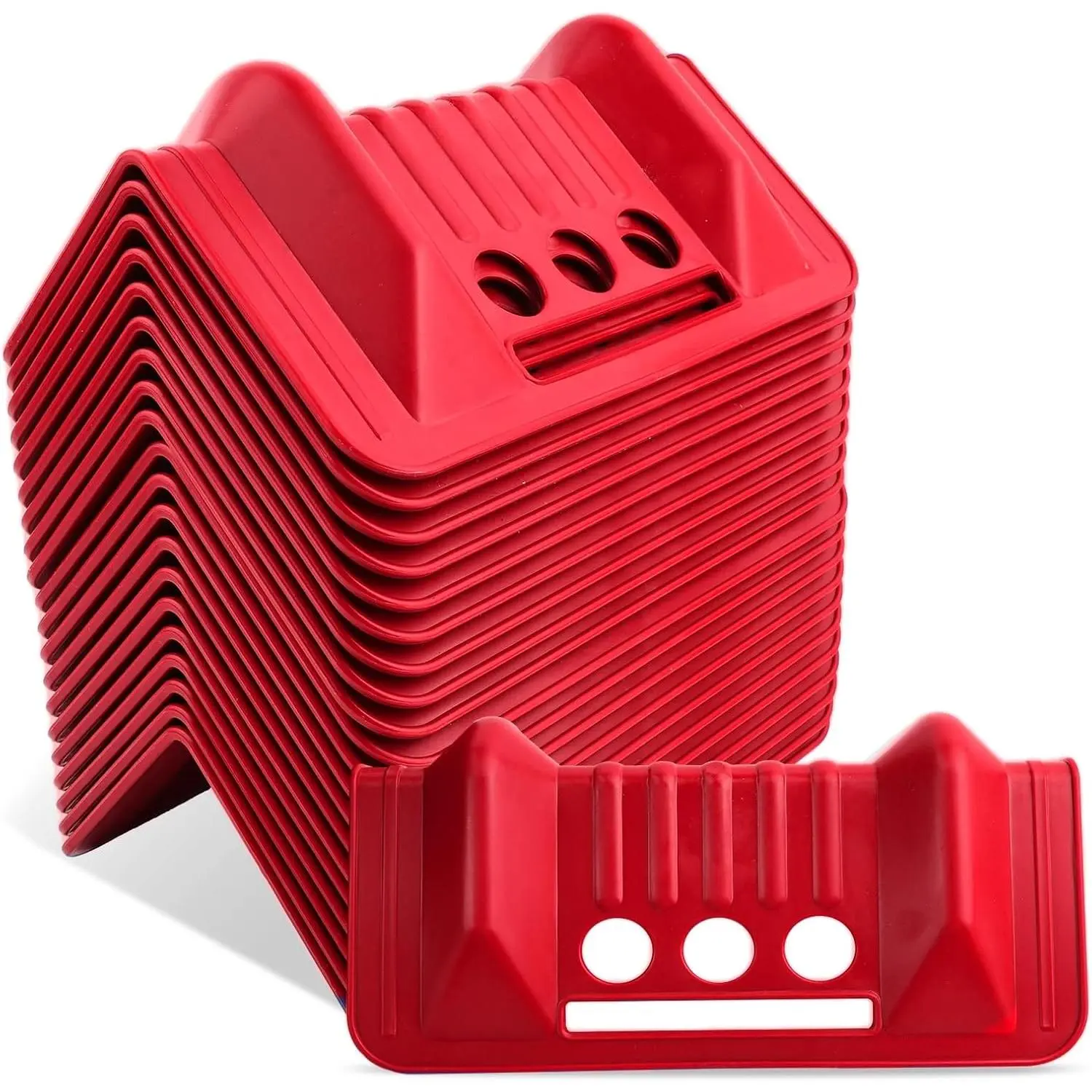 20 Pack Corner Edge Protectors for Cargo Loads, Heavy Duty Tiedown Corner Protector Flatbed Edge Corner Protector Holder Edge Protectors for Pallets,Trailer,Truck