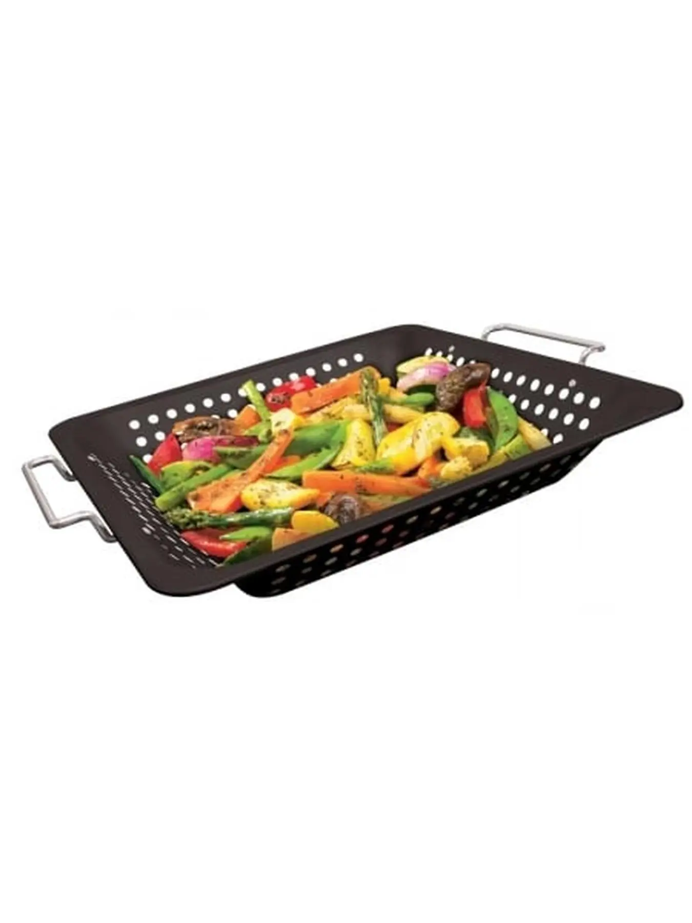 Onward Grill Pro Square Porcelain-Coated Grill Top Wok Cookware, Model 98121