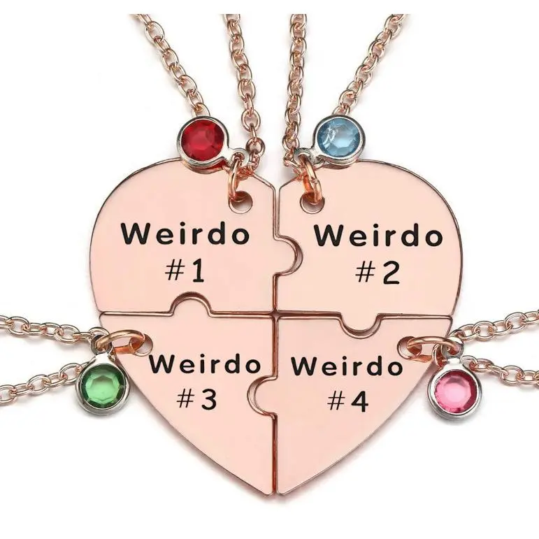 Weirdo Four in One Rose Gold Necklace