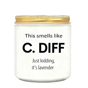 Funny Nurse Gifts for Women Men, Natural Soy Wax Lavender Scented Candle Relaxing Pressure Candles, Christmas Valentines Day Nurse Week Appreciation Graduation Retirement Gifts for School Future Nicu Nurse Doctor