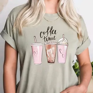 Coffee Time Sandstone Comfort Colors Unisex Tshirt