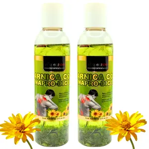 Napro-Dicl & Arnica Herbal Body Oil Blend Multi-Pack (2-Pack, 6 fl oz Each) - Natural Moisturizing Topical Liquid with Menthol, Herbal & Multi-Oil Massage Support for Adults' Muscle & Joint Soothing Relief, External Use, Herbal Massage Oils