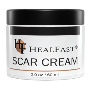 HealFast Scar Cream with Ovasome Tech & Helichrysum -  Nourishes, Fades Stretch Marks & Scars - Post-Surgery Safe - Paraben-Free, No Fragrance,  2 Oz/60ml Skin care product