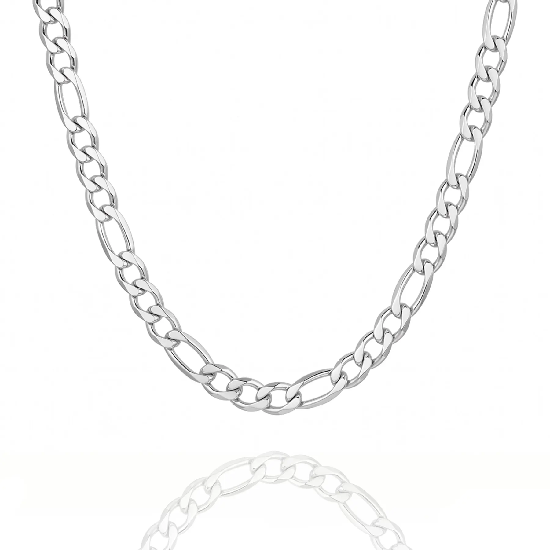 STAINLESS STEEL FIGARO CHAIN