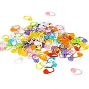 200 Pcs Reusable Anti-Slip & Anti-Drop Plastic Knitting Stitch Markers, Multi-Color Yarn Positioners, DIY Crochet Accessories, Anti-Drop Yarn Clips