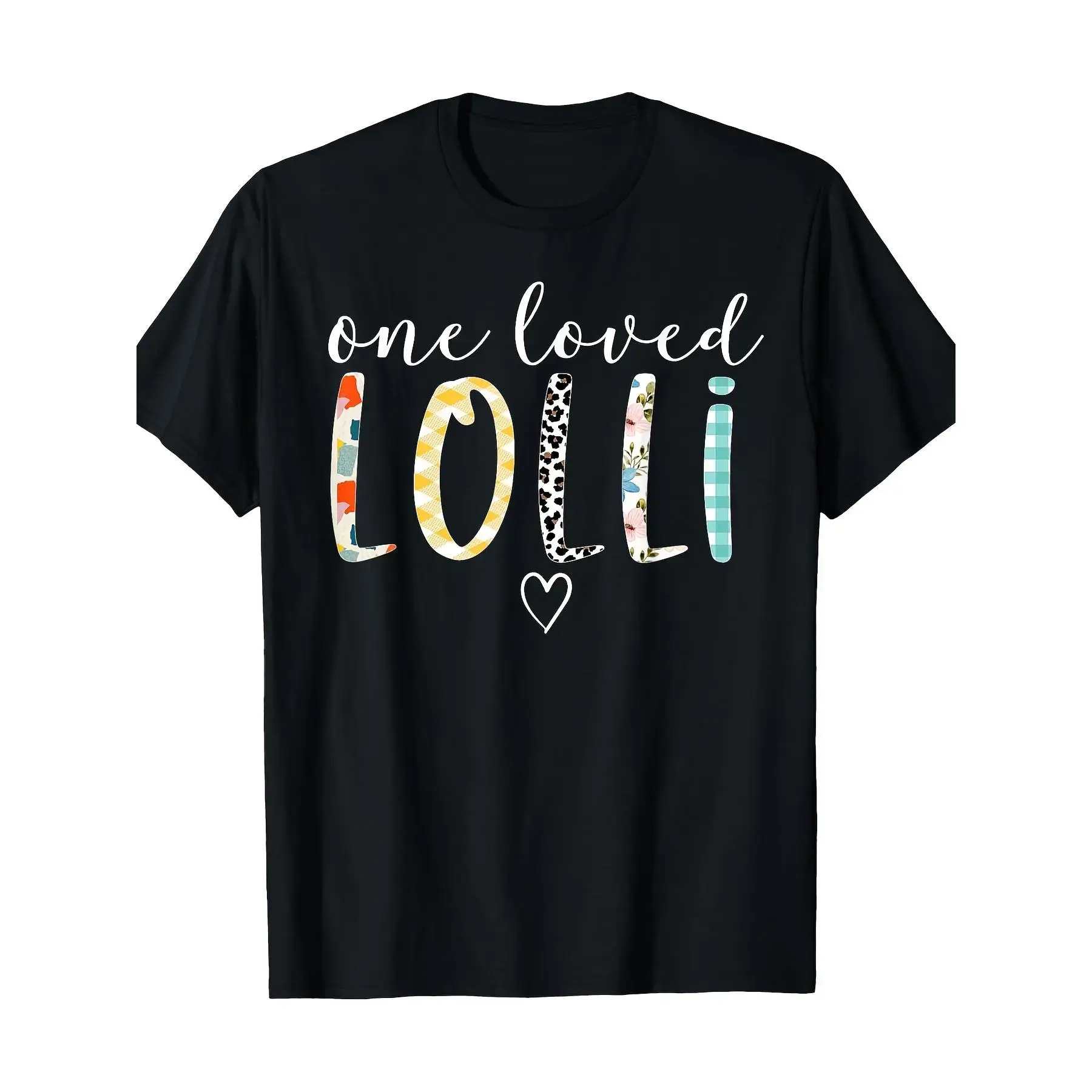 Men's Graphic T-Shirt, Casual 'Best Lolli Ever' Shortsleeve Top in Soft Cotton, Mother's Day Gift for Daily Wear and Fitness