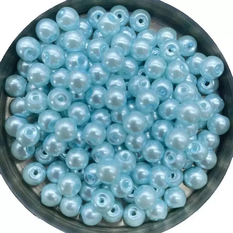 200-Piece Glass Bead Assortment Kit - 6mm Round Multicolor Crafting Supplies for DIY Jewelry Making, Bracelets & Necklaces, Diy Bead Art, Assorted Glass Beads, Bead Kits For Bracelet Making
