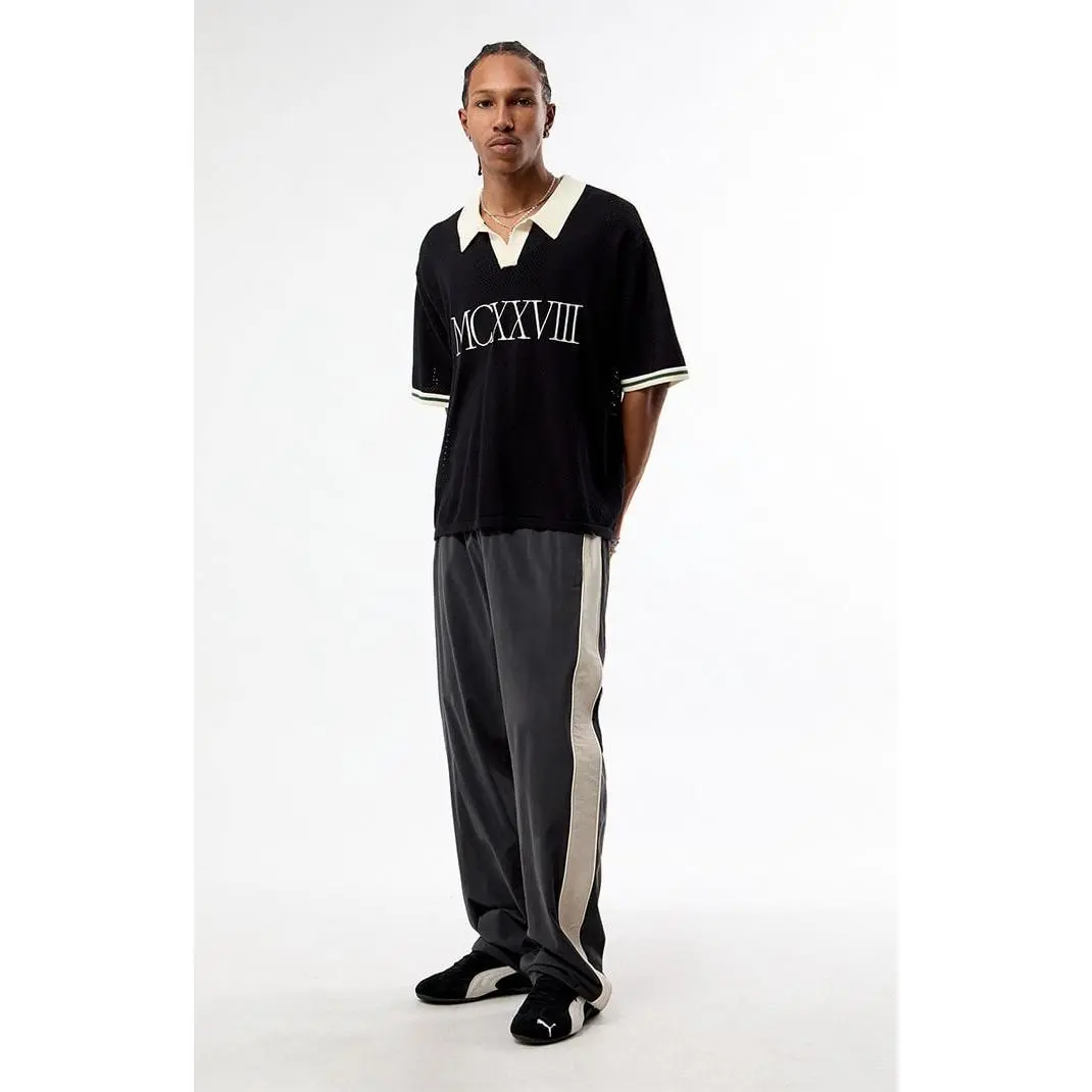 Pacsun Men's Black Baggy Track Pants