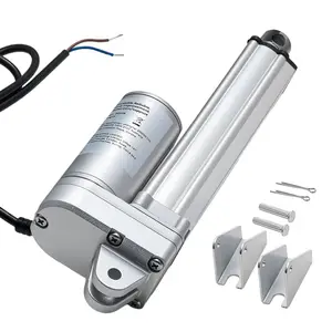 fathersdaygift VEVOR 12V Linear Actuator, 4 Inch IP65 Waterproof Linear Actuator, 675lbs/3000N 0.2/s Motion Actuators with Mounting Brackets for Outdoor Use