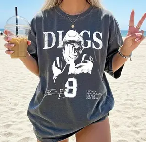 Comfort Colors Diggs Vintage T-Shirt, Diggs Retro Rap Tee, Game Day Tee, Football Season, Vintage New England Football, New England Fan