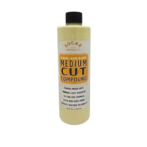 Socar Chemical Medium-Cut Buffing Compound, Auto Detailing Supplies for Car Paint Polishing and Car Scratch Remover