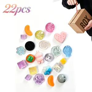 22-Pack Soft Squish Squeeze Toy Set, Cute Mini Stress Relief Toys for Halloween and Children’s Day Gifts