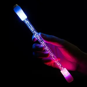 Luminous Spinning Pen Mod, 1 Count Glow In The Dark LED Light Pen, Unable to Write Stress Relief Toy Pen