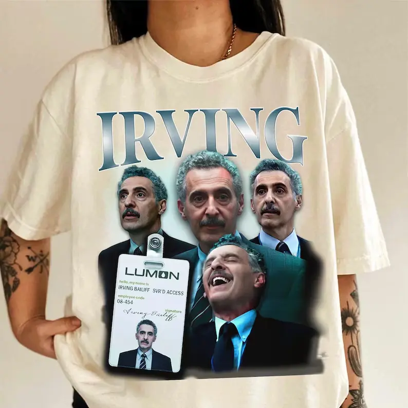 Severancee Irving B Shirt, Severancee Graphic Tee,Vintage Severancee Shirt,Lumon Industries Macrodata Refinement Tshirt, Casual Crewneck Top Gift